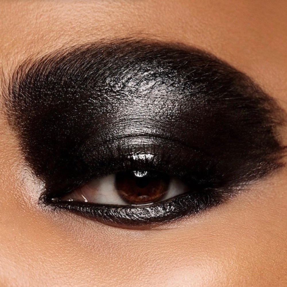 Surratt Beauty Lid Lacquer High Shine Cream Eyeshadow Black Shikoku New Sealed